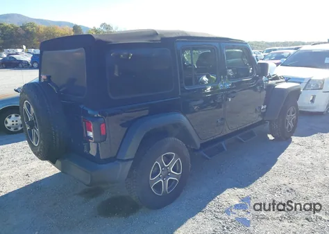 2021 Jeep Wrangler Unlimited Sport S 4X4 из США, поврежденный, VIN 1C4HJXDN3MW644514